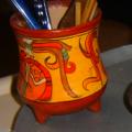From early 1991 to late 1992 I lived in a flat in Breda with Dan and Goof. It was fun but after a year I had to get out. Goof gave me this cup that he bought as a souvenir. I use it as a penholder. Dan is now happily married (as far as I know) and Goof lives in Utrecht. The link is his site.