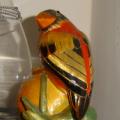 I went to Cyprus around 1995 with Remco who worked for Transavia at the time. It meant a return flight for only 25 guilders! Cool. We had a great four days on the island and I bought this bird in a one dollar shop. How kitsch is it?